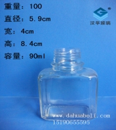 90ml長方形墨水玻璃瓶