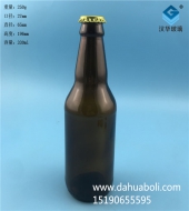330ml茶色玻璃啤酒瓶