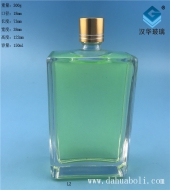 150ml精白料長方形玻璃小酒瓶