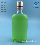 250ml玻璃扁酒瓶