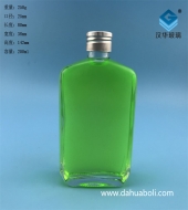 200ml長方形玻璃保健酒瓶