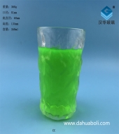 350ml大號冰川玻璃果汁杯